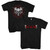 Tool Unisex T-Shirt: Skull Spikes (Black) (Back & Sleeve Print)
