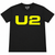 U2 Unisex T-Shirt: Logo 2018 (Black) (Back Print & Ex-Tour)