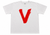 U2 Unisex T-Shirt: U2 Vertigo Tour 2005 Red V (White) (Back Print & Ex-Tour)