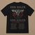Van Halen Unisex T-Shirt: 84 Tour (Black) (Back Print)