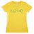 U2 Ladies T-Shirt: I+E Logo 2015 (Yellow) (Ex-Tour)