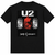 U2 Unisex T-Shirt: Songs of Innocence Red Shade (Black)