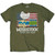 Woodstock Unisex T-Shirt: Flag (Military Green)