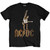 AC/DC Unisex T-Shirt: Angus Statue (Black)