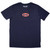 AC/DC Unisex T-Shirt: Mini Oval Logo (Navy Blue)