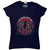 AC/DC Ladies T-Shirt: Hard As Rock (Navy Blue)