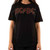AC/DC Unisex T-Shirt: Full Colour Logo (Black) (Embellished)