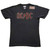 AC/DC Unisex T-Shirt: Full Colour Logo (Black) (Embellished)