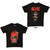 AC/DC Unisex T-Shirt: FTATR 40th Flaming (Black) (Back Print)