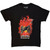 AC/DC Unisex T-Shirt: FTATR 40th Flaming (Black) (Back Print)