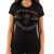 Avenged Sevenfold Ladies T-Shirt: Death Bat (Black) (Embellished)