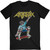 Anthrax Unisex T-Shirt: Spreading Skater Notman Vintage (Black) (Back Print)