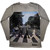The Beatles Unisex Long Sleeve T-Shirt: Abbey Road Back Print Stone Wash (Silver Grey) (Back Print) The Beatles Unisex Long Sleeve T-Shirt: Abbey Road Back Print Stone Wash (Silver Grey) (Back Print)