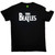 The Beatles Unisex T-Shirt: Drop T Logo App Slub Applique (Black) (Embellished) The Beatles Unisex T-Shirt: Drop T Logo App Slub Applique (Black) (Embellished)