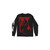 DC Comics Unisex Long Sleeve T-Shirt: The Batman Red Car & Figure (Black) (Back & Sleeve Print)
