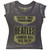 The Beatles Ladies Burnout T-Shirt: Carnegie Hall (Charcoal Grey)