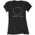 The Beatles Ladies T-Shirt: On Apple Crystals (Black) (Embellished)