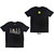 The Beatles Unisex T-Shirt: Rooftop (Black) (Back Print)