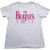 The Beatles Unisex T-Shirt: Band Silhouettes (White) (Embellished)