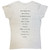 The Beatles Ladies T-Shirt: Budokan Set List (Grey) (Back Print)