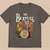 The Beatles Unisex T-Shirt: Sgt Pepper & Drum (Charcoal Grey)