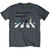 The Beatles Unisex T-Shirt: Abbey Road Japanese (Heather Grey)
