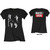 The Beatles Ladies T-Shirt: Back In The USSR (Black) (Back Print)
