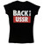 The Beatles Ladies T-Shirt: Back In The USSR (Black) (Back Print)