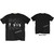 The Beatles Unisex T-Shirt: White Album Tracks (Black) (Back Print)