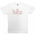 The Beatles Unisex T-Shirt: Drop T Embroidered (White) (Embellished)