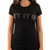 The Beatles Ladies T-Shirt: Let It Be Crystals (Black) (Embellished)