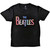 The Beatles Unisex T-Shirt: Floral Logo (Black)