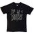 The Beatles Unisex T-Shirt: Retro Logo Crystals (Black) (Embellished)