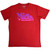 Billie Eilish Unisex T-Shirt: Purple Logo (Red)