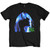 Billie Eilish Unisex T-Shirt: Neon Shadow Blue (Black)