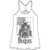 The Beatles Ladies Babydoll Vest T-Shirt: Stars & Stripes (White)