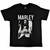 Bob Marley Unisex T-Shirt: Black & White (Black)
