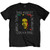 Bob Marley Unisex T-Shirt: Rasta Scratch (Black)
