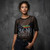 Bob Marley Ladies Mesh Crop Top: Logo (Black)