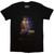 David Bowie Unisex T-Shirt: Moonage Multi Davids (Black)