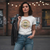 The Beatles Ladies T-Shirt: Sgt Pepper Drum Colour Foil (White) (Embellished)