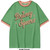 Britney Spears Unisex Ringer T-Shirt: Retro Text (Green)