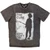 The Cure Unisex Stone Wash T-Shirt: Boys Don't Cry Black & White (Charcoal Grey)