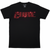 The Cure Unisex T-Shirt: Logo (Black) (Embellished)