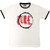 The Cure Unisex Ringer T-Shirt: Circle Logo (White)