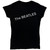 The Beatles Ladies T-Shirt: White Album Faces (Black) (Back Print)