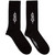 Slipknot Unisex Ankle Socks: Tribal S Text (Black) (UK Size 6 - 11)