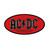 AC/DC Standard Patch: Oval Logo