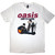 Oasis Unisex T-Shirt: Cigarettes & Alcohol Illustration (White)