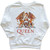 Queen Kids Sweatshirt: Classic Crest (White)